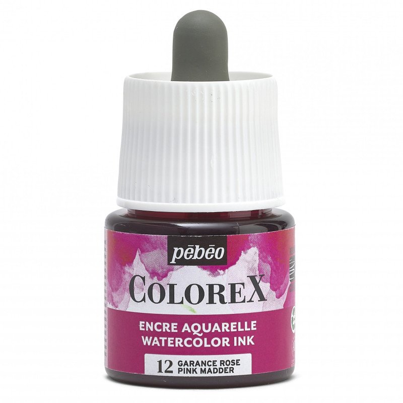 Pebeo Colorex Encre aquarelle 45 ml - 12 - Roze Meekrap
