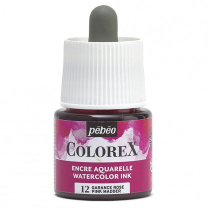 Pebeo Colorex Encre aquarelle 45 ml - 12 - Roze Meekrap