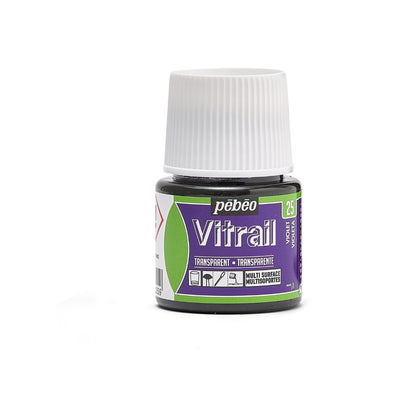 Pebeo Vitrail Transparent Peinture sur verre 45 ml - 25 - Violet