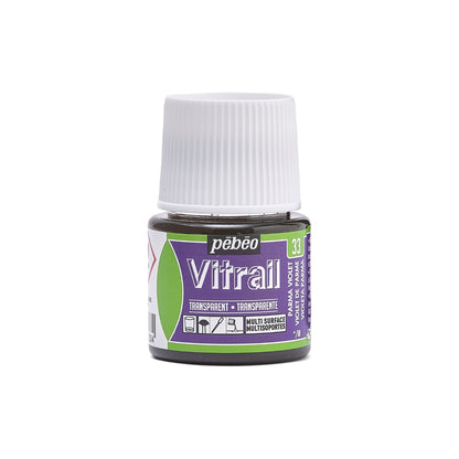 Pebeo Vitrail Transparent Peinture sur verre 45 ml - 33 - Violet