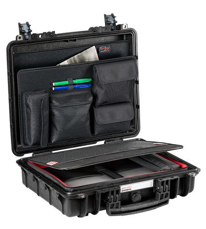 Explorer Cases 4412HL Valise Noire avec Sac pour Ordinateur Portable