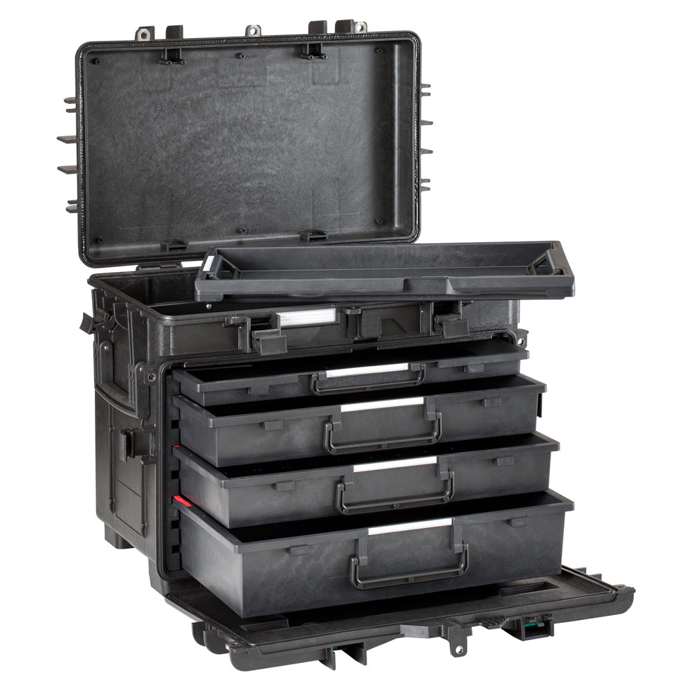 Explorer Cases 5140 Chariot Noir avec Tiroirs Vides