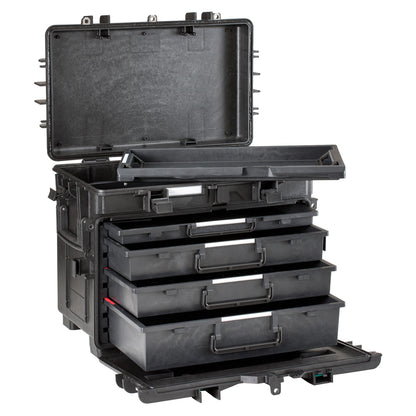 Explorer Cases 5140 Chariot Noir avec Tiroirs Vides