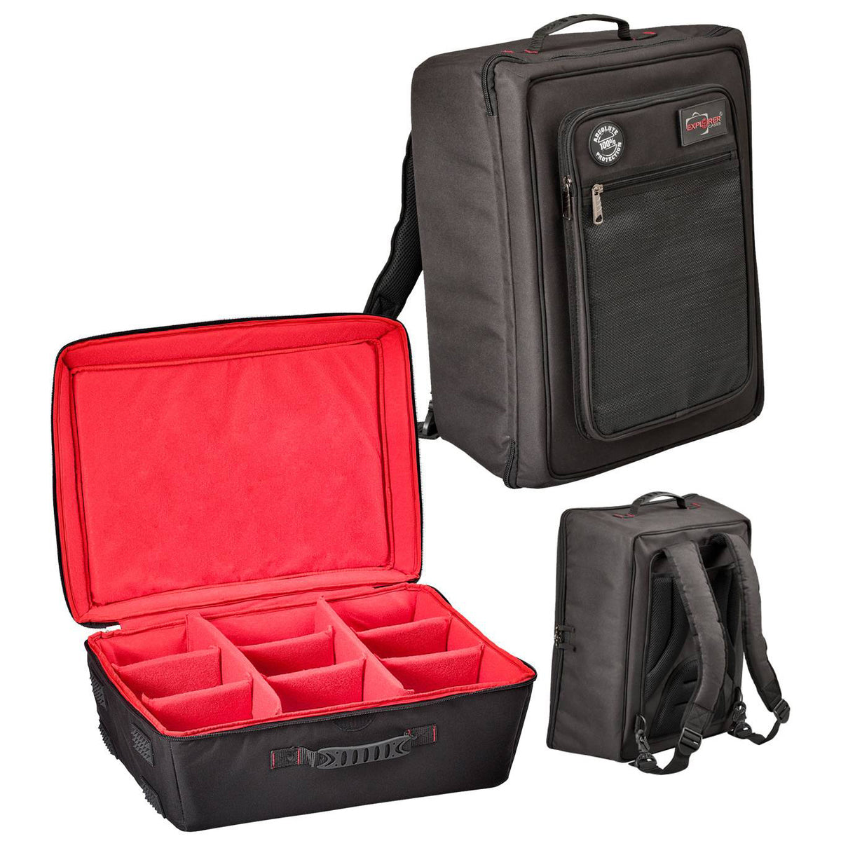 Explorer Cases BPH53 Sac à dos Photo/Vidéo avec séparateur de compartiment