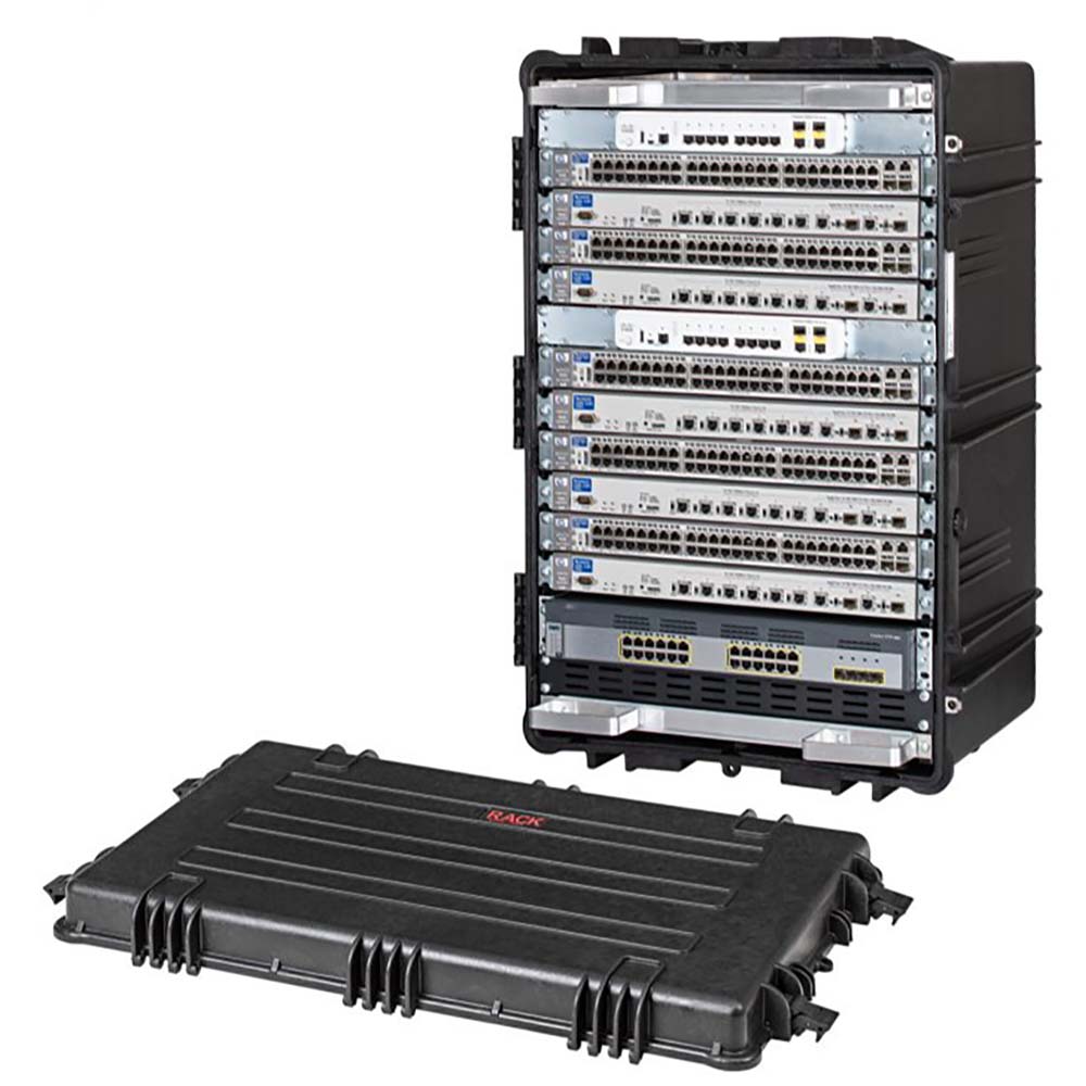 Explorer Cases chariot étanche avec cadre rack 7641-B15U — 2