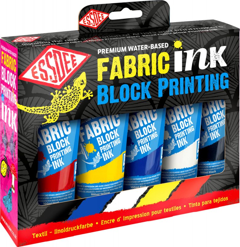 Essdee Fabric Block Printing Ink Sets