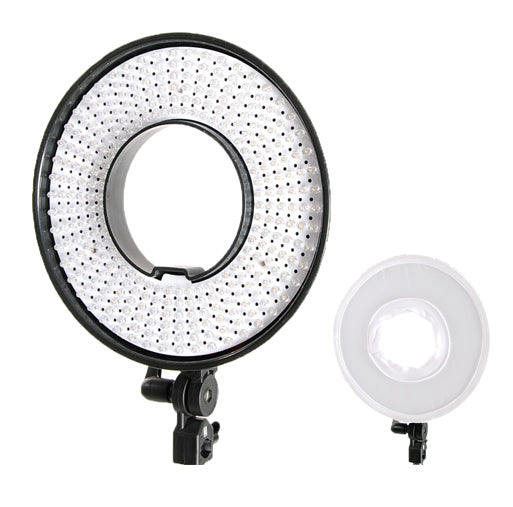 Falcon Eyes Lampe Annulaire LED Bi-Color Dimmable DVR-300DVC sur 230V