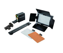 Falcon Eyes Ensemble de Lampes LED à Intensité Variable DV-96V-K1 sur Batterie