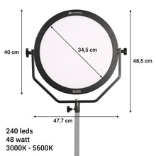 Falcon Eyes Lampe LED Bi-Color Sophiez SO-48TD sur 230V — 2