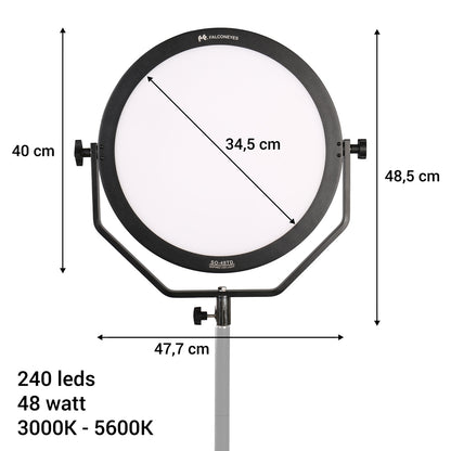 Falcon Eyes Lampe LED Bi-Color Sophiez SO-48TD sur 230V — 2
