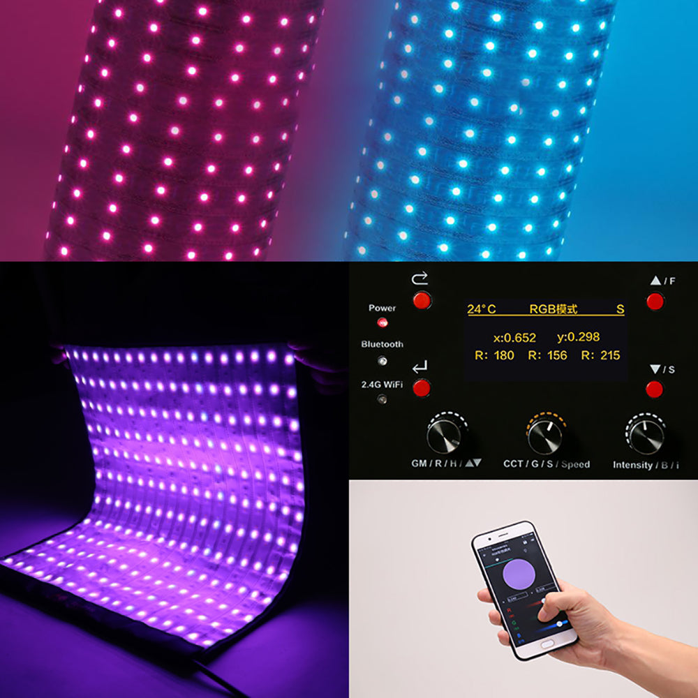 Falcon Eyes Panneau LED RGB Flexible RX-836-K1 112x46,5 cm — 5