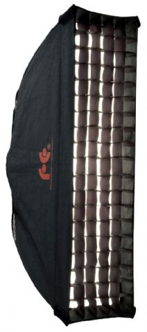 Falcon Eyes Softbox 40x180 cm + Grille en nid d'abeilles FER-SB40180HC — 3
