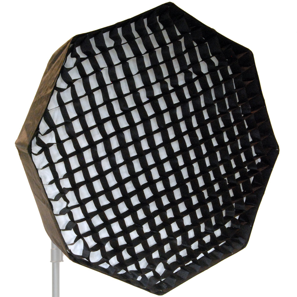 Falcon Eyes Octabox Profonde Pliable + Grille en Nid d'Abeilles FEOB-10EX-HC 100 cm