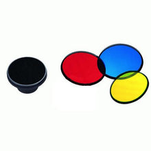 Falcon Eyes Grille en nid d'abeille + 3 Filtres de Couleur MFA-HC pour Série MF — 2