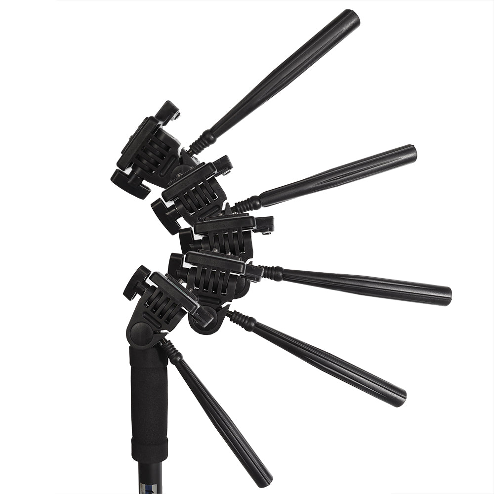 Falcon Eyes Monopode + Tête 3 directions MP-3 4 Sections 178 cm — 4