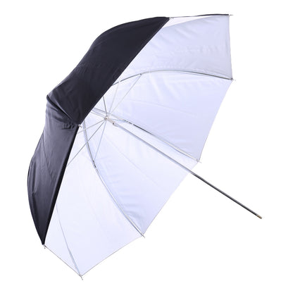 Falcon Eyes Paraplu UR-48WB Blanc/Noir 122 cm