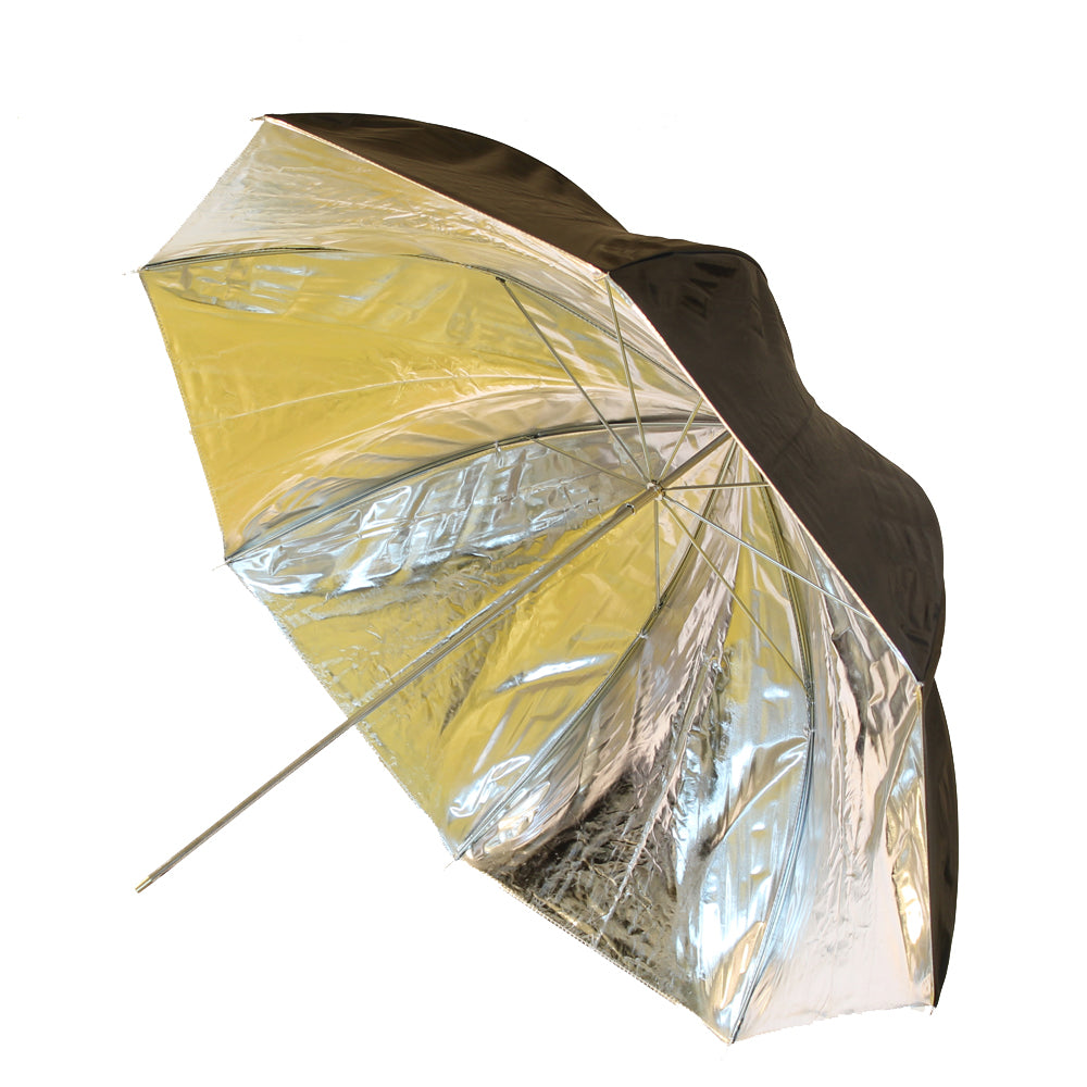 Falcon Eyes Paraplu UR-48SB1 Argent/Noir 122 cm