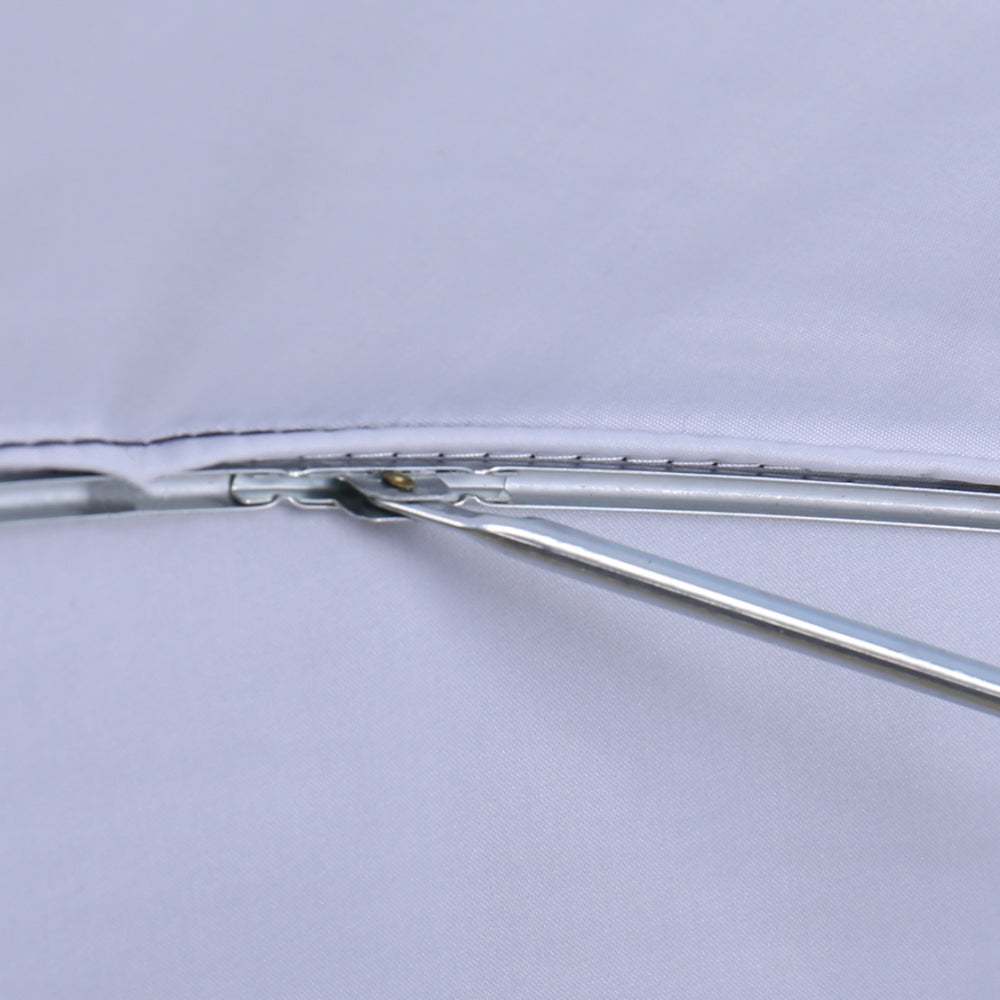 Falcon Eyes Paraplu UR-60WB Blanc/Noir 152 cm — 5