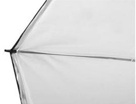 Falcon Eyes Jumbo Paraplu URN-T86TSB1 Diffus Blanc + Argenté/Noir Housse 216 cm — 2