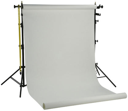 Falcon Eyes Système de Fond SPK-1W avec 1 Rouleau Blanc 1,35x11 m