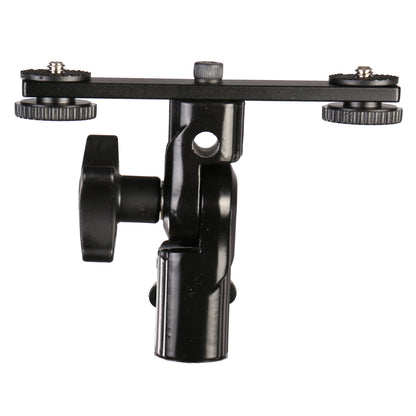 Falcon Eyes Twin Mount Tilting Bracket + 2 x Griffe de flash CLD-14A — 3
