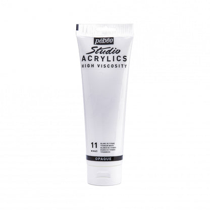 Pebeo Studio Peinture acrylique 250 ml - Titanium White