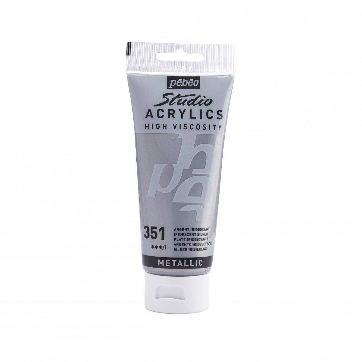 Pebeo Studio Peinture acrylique 100 ml - 351 - Argent