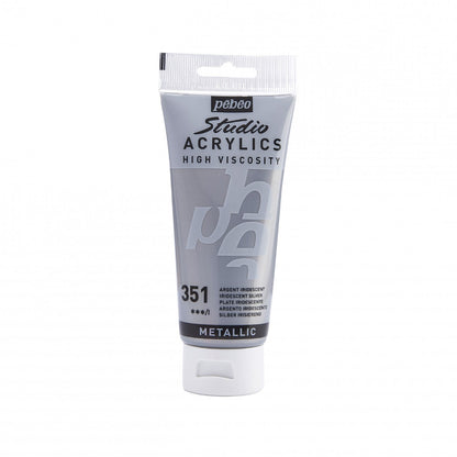 Pebeo Studio Peinture acrylique 100 ml - 351 - Argent