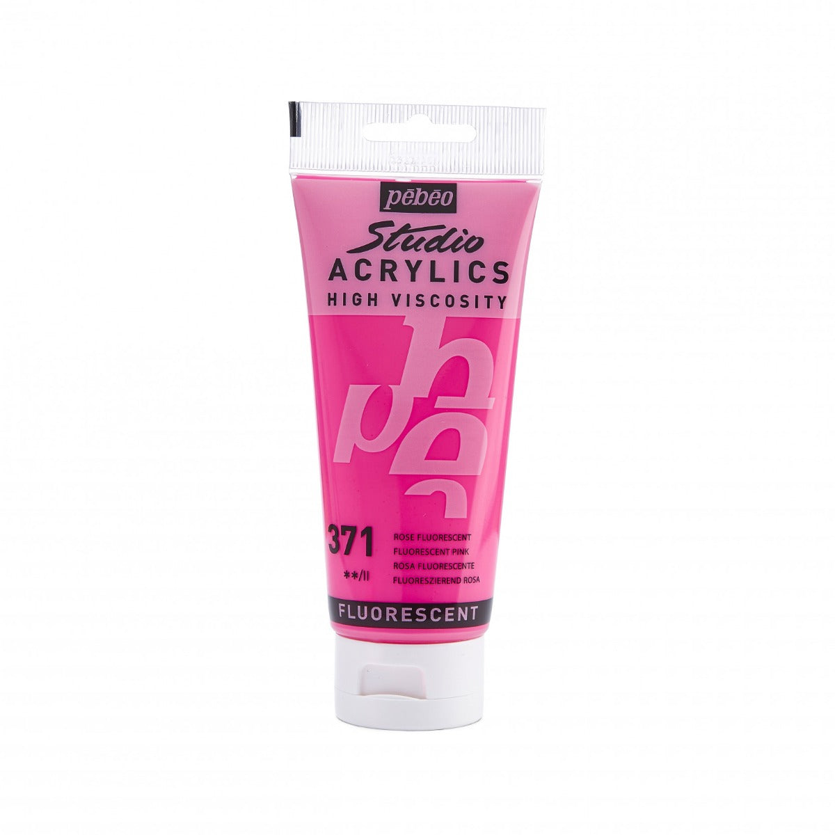 Pebeo Studio Peinture acrylique 100 ml - 371 - Fluo roze