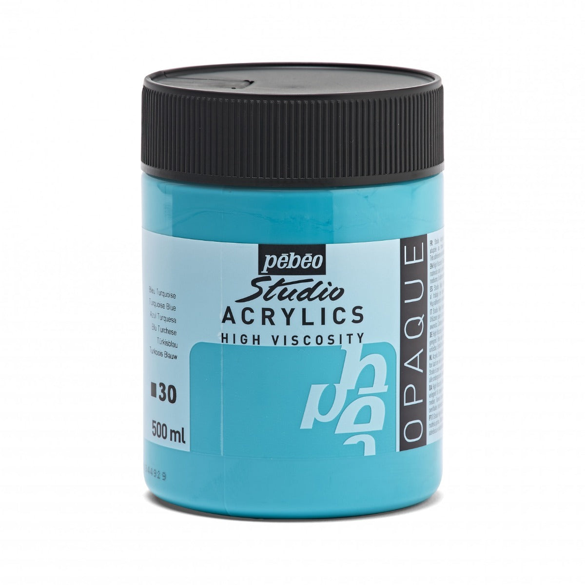 Pebeo Studio Acrylverf 500 ml - 30 - Turkooisblauw