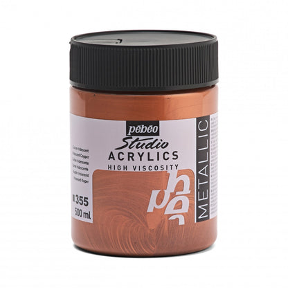 Pebeo Studio Acrylverf 500 ml - 355 - Koper