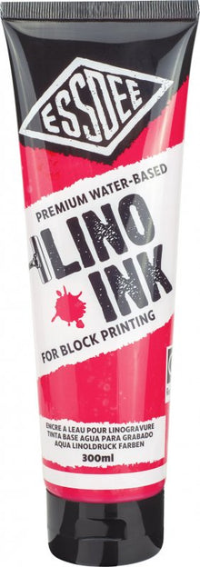 Essdee Block Printing Ink 300 ml - Fluorescent Rouge