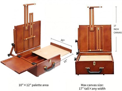 Meeden Lightweight Portable Pochade Box Easel with Carry Bag