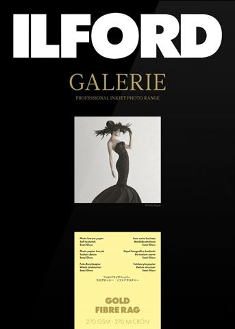 Ilford papier photo Galerie Fibre Rag 270g A4 100 Feuilles
