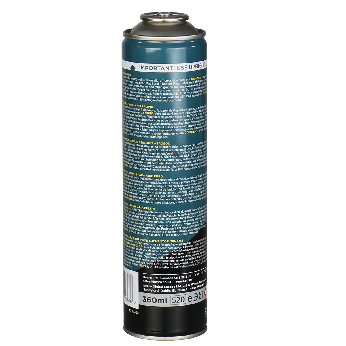 Kenro Recharge d'Air Aérosol 360ML — 2