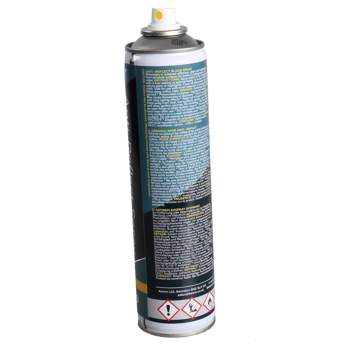 Kenro Spray Anti-Reflet Mat pour Surface Noire — 4