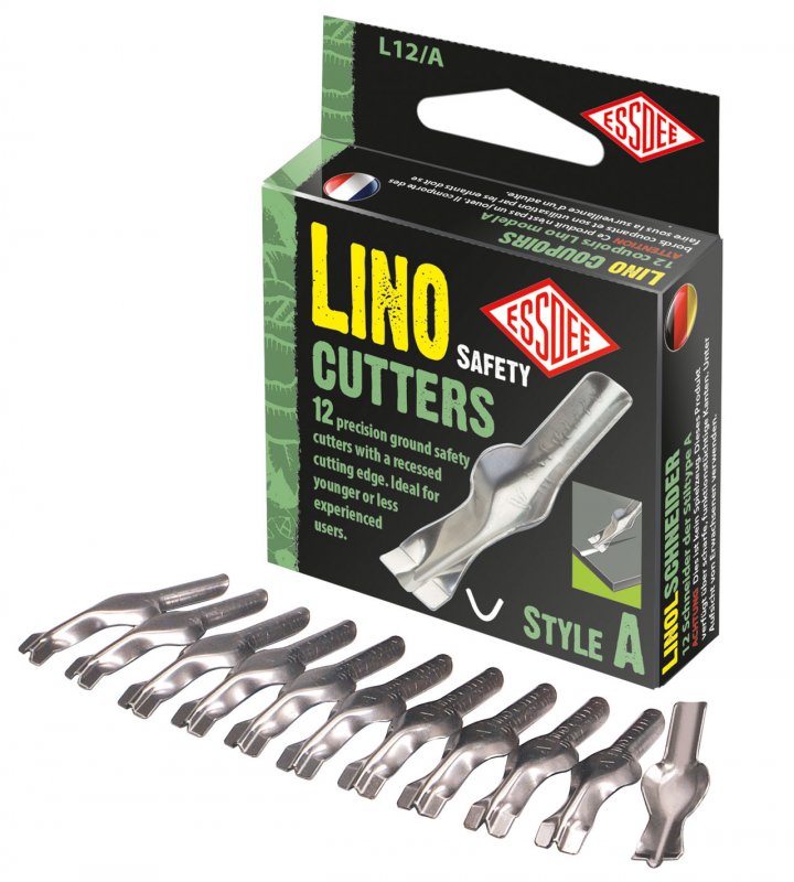 Essdee Lames de sécurité pour lino Style A - 12 pièces