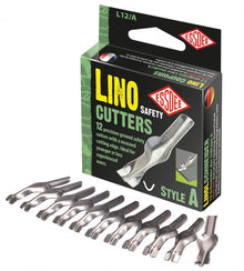 Essdee Lames de sécurité pour lino Style A - 12 pièces