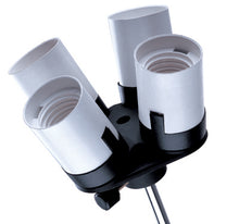 Linkstar Support de Lampe LH-4HU pour 4 Lampes + Support Parapluie