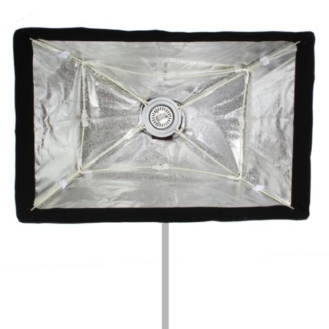 Linkstar Softbox Pliable + Grille en Nid d'Abeilles QSSX-6090HC 60x90 cm — 2