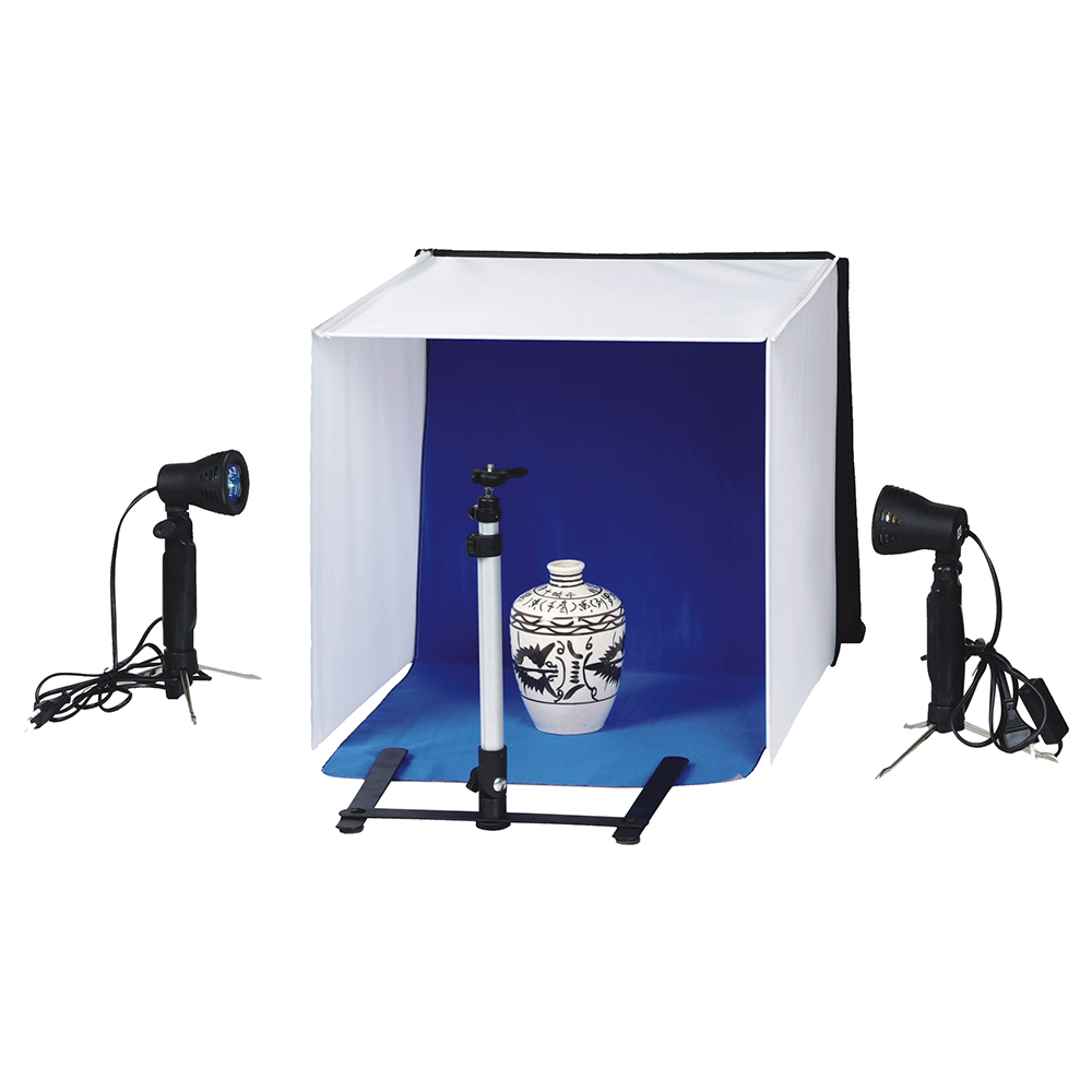 Linkstar Kit Boîte à Photo PBK-50 50x50 cm Pliable + 2x50W lampes