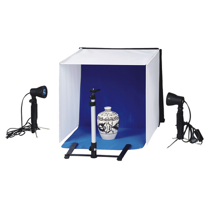 Linkstar Kit Boîte à Photo PBK-50 50x50 cm Pliable + 2x50W lampes