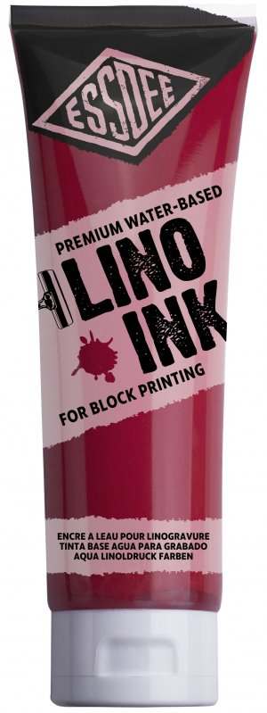 Essdee Block Printing Ink 300 ml - Scharlakenrood Briljant