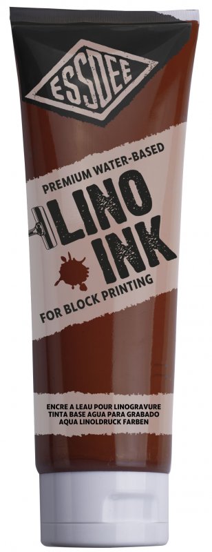 Essdee Block Printing Ink 300 ml - Terre de Sienne brûlée