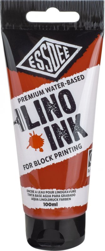 Essdee Premium Block Printing Ink 100 ml - Terre de Sienne brûlée