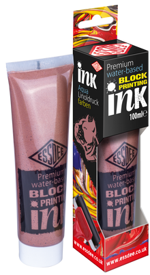 Essdee Premium Metallic Block Printing Ink 100 ml - Métal Bronze