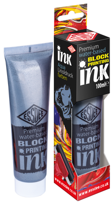 Essdee Premium Metallic Block Printing Ink 100 ml - Argent
