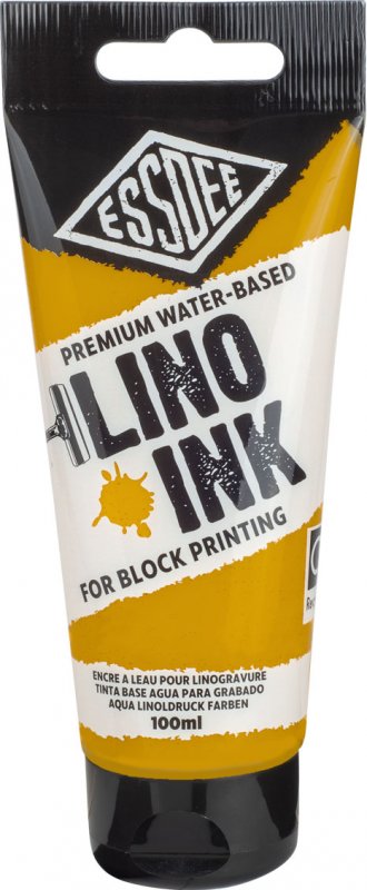 Essdee Premium Block Printing Ink 100 ml - Okergeel