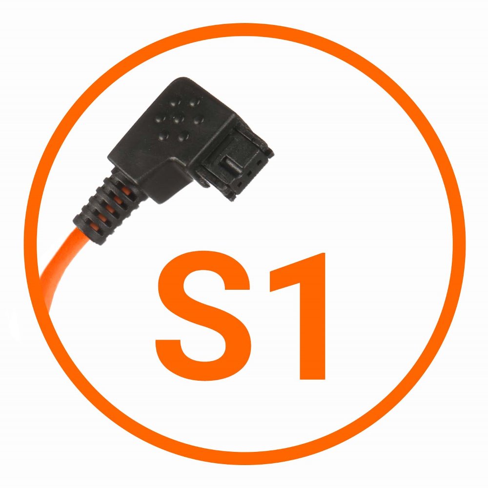 Miops Câble de Connexion pour Appareil Photo Sony S1 Orange