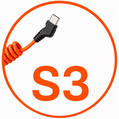 Miops Câble de Connexion pour Appareil Photo Sony S3 Orange